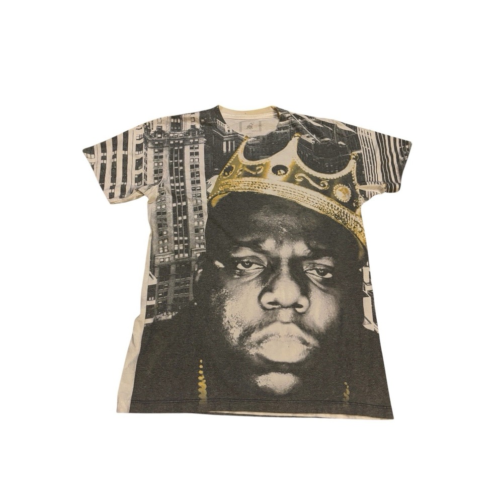 Brooklyn Mint Notorious BIG Biggie Graphic Shirt‎ White Size Small Vintage